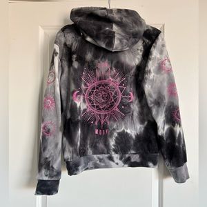 Sun and Moon Graphic Hoodie. Size Small. (Sweatpants sold separately).